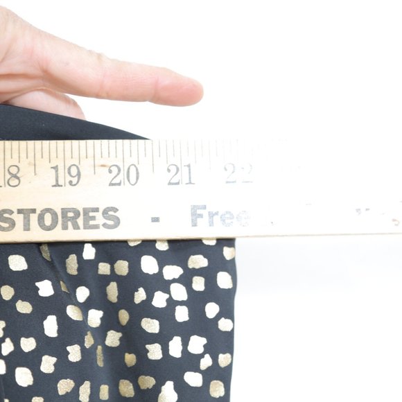 Plus size Black and Gold Polka-dot Swim Dress, See measurements - Picture 6 of 9